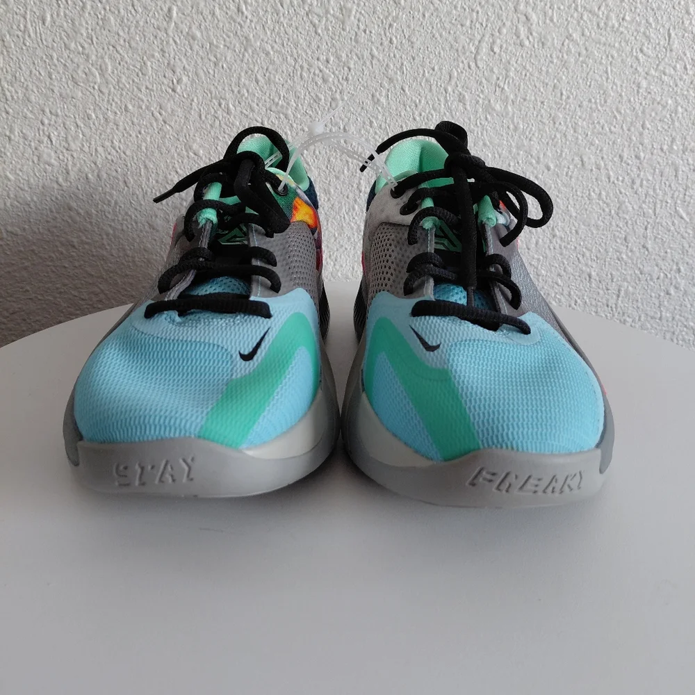 Nwob Nike Air Zoom Freak 4IV SE GS Giannis Family Smoke Grey Pinksicl - Picture 2 of 11